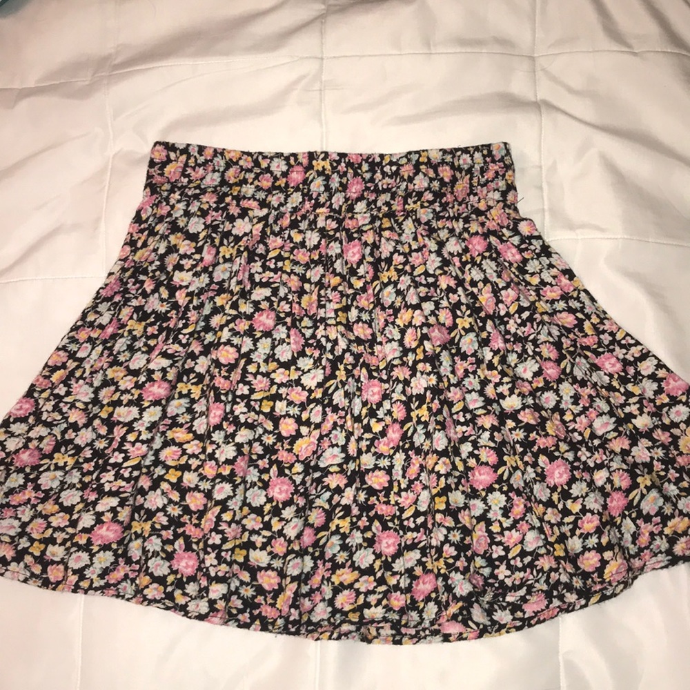 Floral skater skirt
